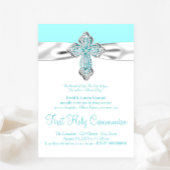 Blauwgroen Diamond Cross Meisjes Blauwgroen Blauw Kaart