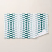 Blauwgroen Diamond Ombre Bad Handdoek (Handdoek)