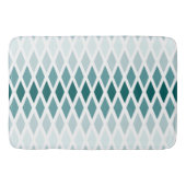 Blauwgroen Diamond Ombre Badmat (Voorkant)