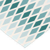 Blauwgroen Diamond Ombre Korte Tafelloper