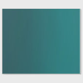 Blauwgroen diep donker verzadigd intens cadeaupapier (Vlak)