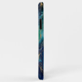Blauwgroen diepten: Abstracte oceaan in blauw en g Case-Mate iPhone Case (Achterkant/rechts)