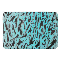 Blauwgroen Dierenprint Abstract