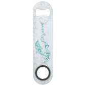 Blauwgroen dolfijnvriendelijke opening voor fles speed flessenopener (Voorkant)