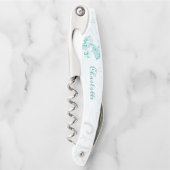 Blauwgroen Dolphin Kurkentrekker (Voorkant)