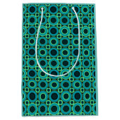 Blauwgroen donut met mint medium cadeauzakje (Voorkant)