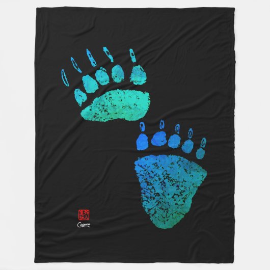 Blauwgroen draag Poten - de Grote Deken van de (Voorkant)