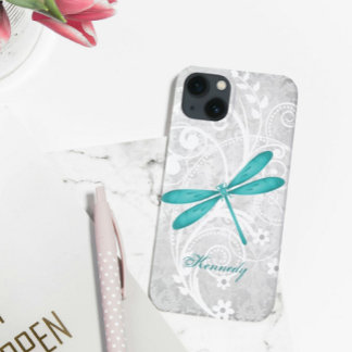 Blauwgroen Dragonfly aangepast iPhone X-hoesje Case-Mate iPhone Case