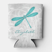 Blauwgroen Dragonfly - Aangepaste Koelbox Blikjeskoeler (Voorkant)