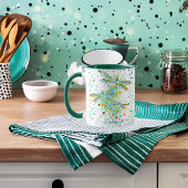 Blauwgroen Dragonfly-gepersonaliseerde koffie-Mok Mok