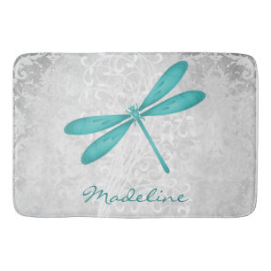 Blauwgroen Dragonfly Persoonlijke badmat