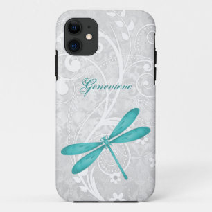 Blauwgroen Dragonfly Persoonlijke iPhone 11-Hoesje Case-Mate iPhone Case