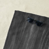 Blauwgroen Dragonfly Rustic Beach Towel Strandlaken (In situ)