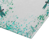 Blauwgroen Dragonfly-snijkaart Snijplank (Hoek)