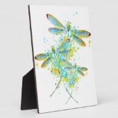 Blauwgroen Dragonfly-spier Fotoplaat (Zijkant)