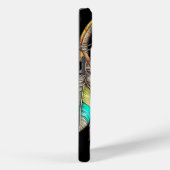 Blauwgroen Dreamcatcher Mystical Boho Feathers en  Case-Mate iPhone Case (Achterkant / Rechts)