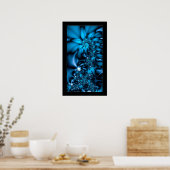 Blauwgroen dromen poster (Keuken)
