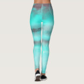 Blauwgroen droom leggings (Achterkant)