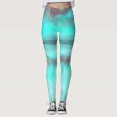 Blauwgroen droom leggings (Voorkant)