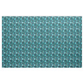 Blauwgroen edelstenen stof (Fat Quarter)