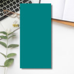 Blauwgroen effen kleur | Klassiek | Elegant Magnetisch Notitieblok<br><div class="desc">Blauwgroen effen kleur | Klassiek | Elegant | Trendy | Stijlvol | Cadeau</div>