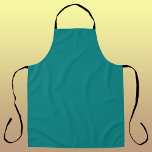 Blauwgroen effen kleur | Klassiek | Elegant Schort<br><div class="desc">Blauwgroen effen kleur | Klassiek | Elegant | Trendy | Stijlvol | Cadeau</div>