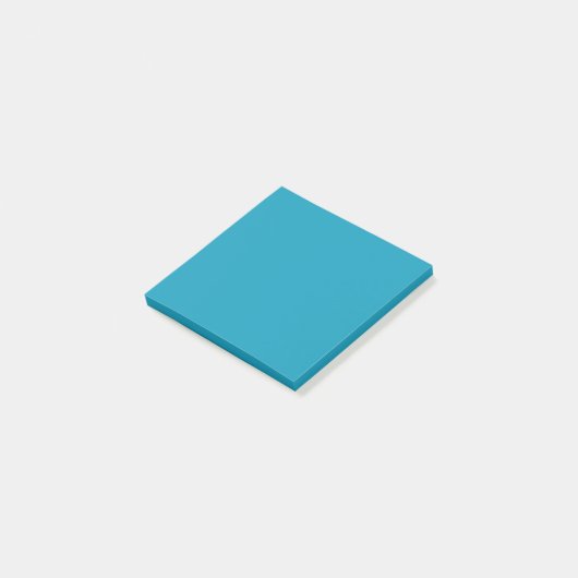 Blauwgroen (effen kleur) post-it® notes (Schuin)
