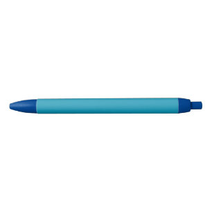 Blauwgroen (effen kleur) zwarte inkt pen