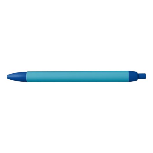 Blauwgroen (effen kleur) zwarte inkt pen (Voorkant)