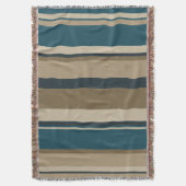 Blauwgroen en aanraakcirkels deken (Voorkant Verticaal)