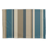 Blauwgroen en aanraakcirkels kussensloop (Voorkant)