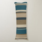 Blauwgroen en aanraakcirkels lichaamskussen (Voorkant Verticaal)