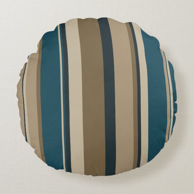 Blauwgroen en aanraakcirkels rond kussen (Voorkant)