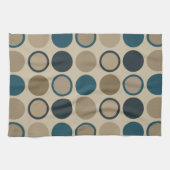 Blauwgroen en aanraakcirkels T Theedoek (Horizontaal)