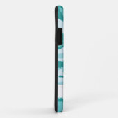 Blauwgroen en aquamarine Urban Camoflage Pattern Case-Mate iPhone Case (Achterkant/rechts)