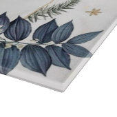 Blauwgroen en beige Mandala Grafisch kunstwerk Snijplank (Hoek)