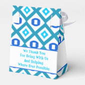 Blauwgroen en blauw bedankdoosjes (Achterkant)