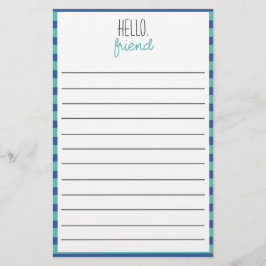 Blauwgroen en blauw gelijnd banketbakkerij