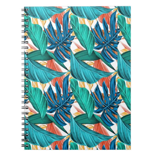 Blauwgroen en blauw ontwerp van het flessenmodel notitieboek (Voorkant)