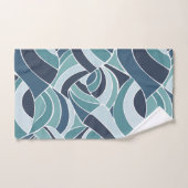 Blauwgroen en blauw ovenhanddoek handdoek (Handdoek)