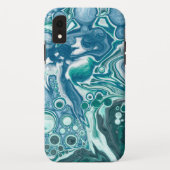 Blauwgroen en blauw Turquoise water Case-Mate iPhone Case (Achterkant)