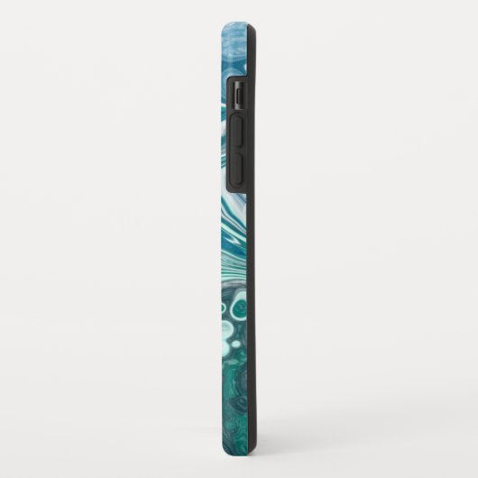 Blauwgroen en blauw Turquoise water Case-Mate iPhone Case (Achterkant/links)