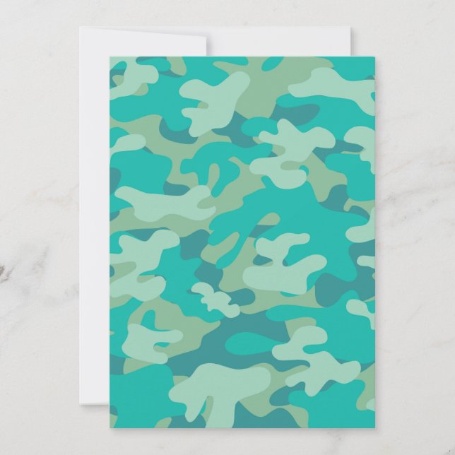 Blauwgroen en blauwe Camo (Voorkant)