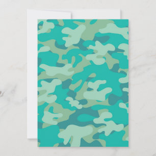 Blauwgroen en blauwe Camo