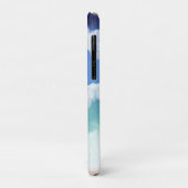 Blauwgroen en blauwe oceaangolven digitale kunst Case-Mate iPhone case (Achterkant/links)