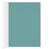 Blauwgroen en bruin-blaastafel-kaart (Binnen (Rechts))