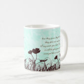 Blauwgroen en bruin Overweeg het Christelijke Cita Koffiemok (Voorkant rechts)