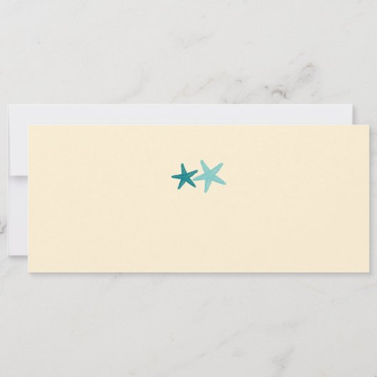 Blauwgroen en Buttercream Nicaragua Boarding Pass Kaart (Achterkant)