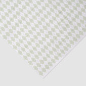 Blauwgroen en crème, 10 x 15-inch beeldscherm tissuepapier (Detail)