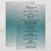 Blauwgroen en Glitter - Programma (Voorkant / Achterkant)